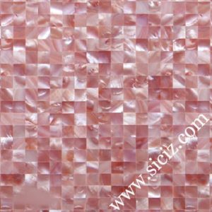 natural pink mother of pearl mosaic tile