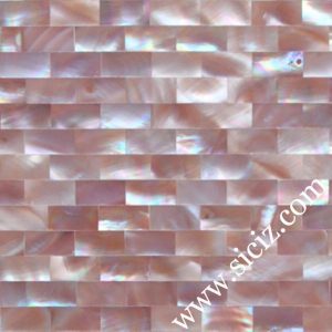 natural pink mother of pearl mosaic tile