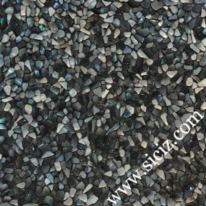 crushed black mother of pearl mosaic tile