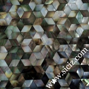 black lip diamond mother of pearl mosaic tile