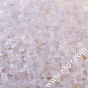 crazy cut natural white mother of pearl tile