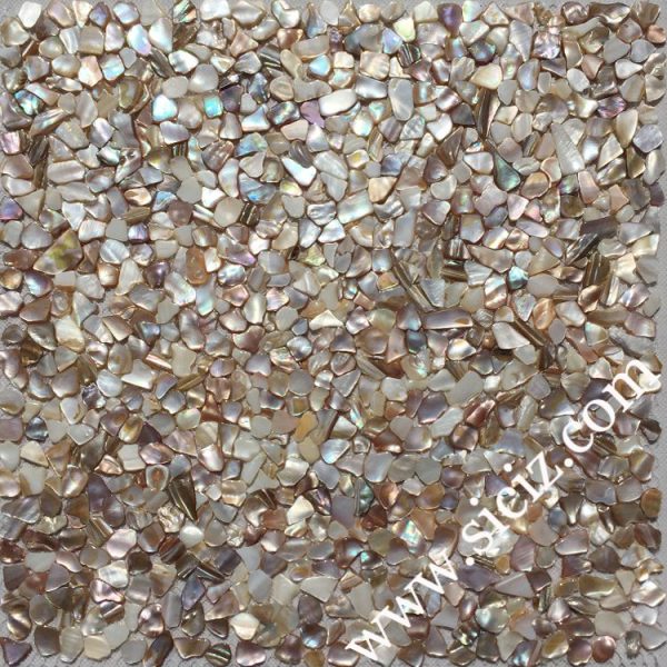 crushed mother of pearl mosaic tiles