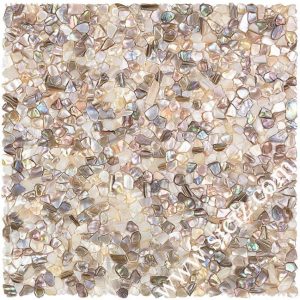 mixed color crushed mother of pearl mosaic tile