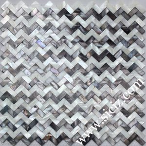 mixed color zigzig mother of pearl mosaic tile