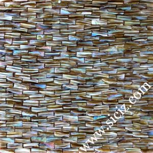 multicolored rib mother of pearl mosaic tile