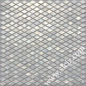 white diamond mother of pearl mosaic tile