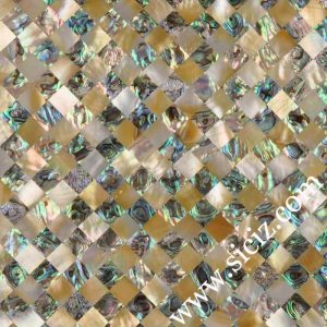 golden lip abalone mixed shell tile