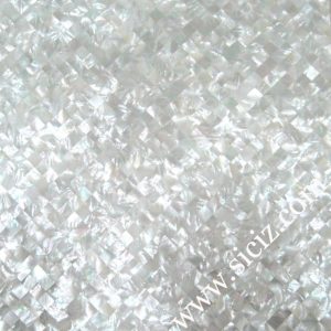 white lip seamless diagonal shell tile