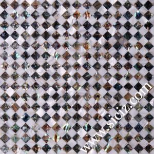 white shell abalone seashell mosaic tile