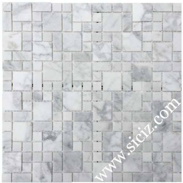 bianco carrara marble mosaic tile