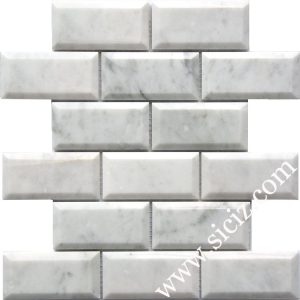 big size white marble wall mosaic tile