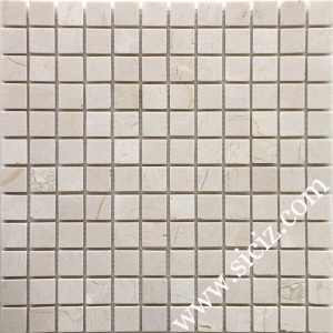 crema marfil marble mosaic tile