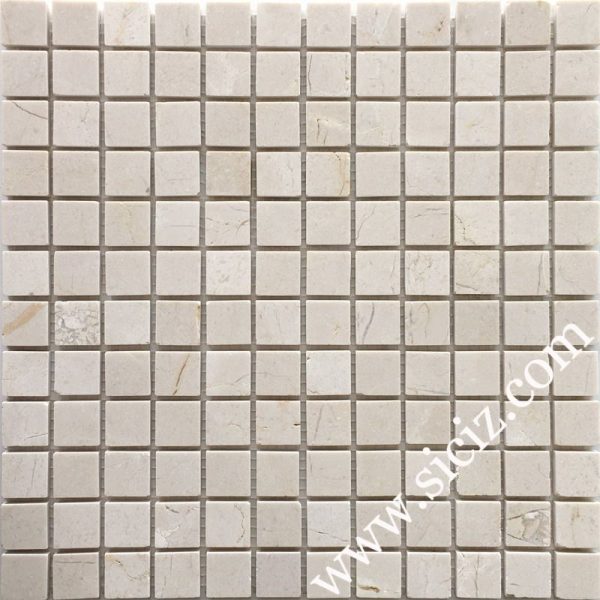 crema marfil marble mosaic tile