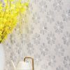 floral marble mosaic tile