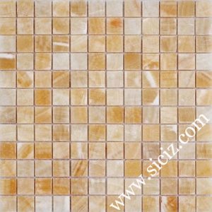 honey onyx mosaic tile