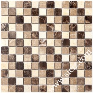 mixed marble mosaic tile