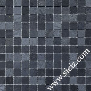 natural black slate mosaic tile