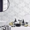 White Flower Marble Mosaic Tile