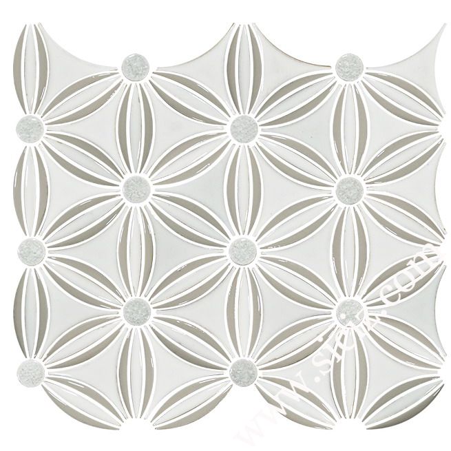 Simple Patterned Ceramic Mosaic Tile - SICIZ