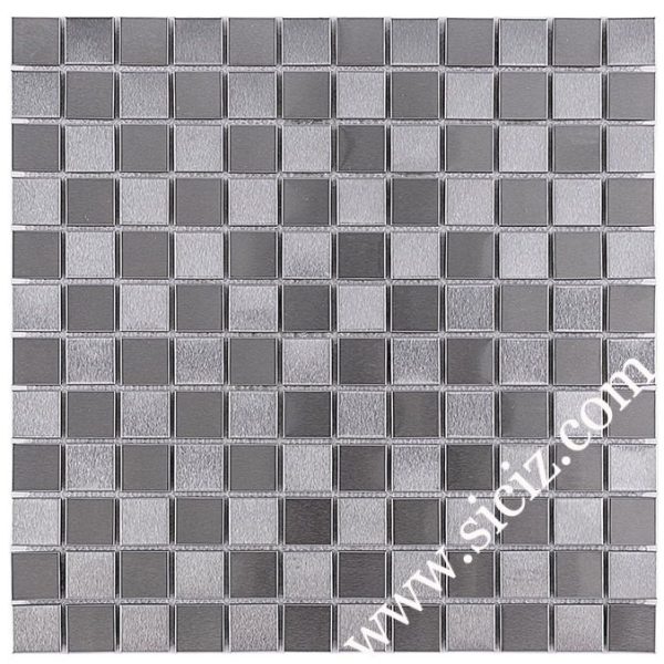 square stainless steel mosaic tile