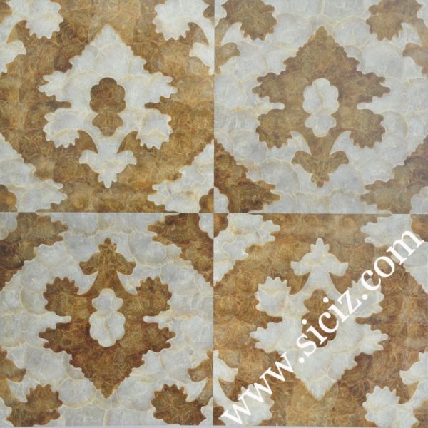 capiz paper shell tile