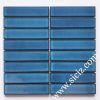 dark blue modern strip ceramic mosaic tile
