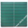 dark green modern strip ceramic mosaic tile