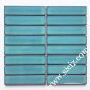 light blue modern strip ceramic mosaic tile