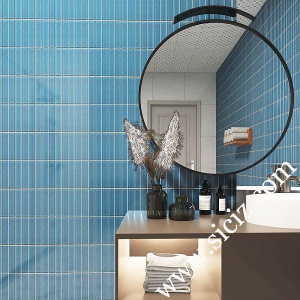 modern strip ceramic mosaic tile project