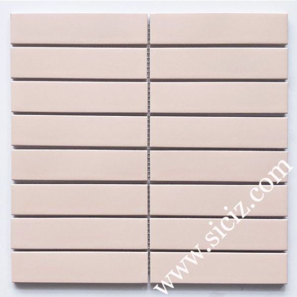 Modern Strip Ceramic Mosaic Tile