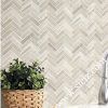 wood grey herringbone mosaic tile