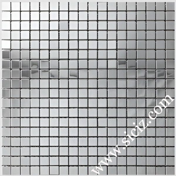 square stainless steel mosaic tile 15x15 mm