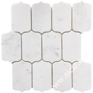 white marble special lantern mosaic tile