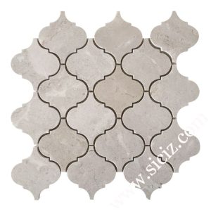 yunnan beige marble lantern mosaic tile