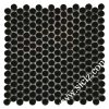 black round stainless steel mosaic tile