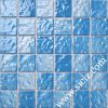 blue swimming pool mosaic tile